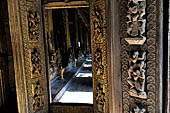 Myanmar - Mandalay, Shwenandaw Kyaung (the Golden Palace) a wonderful example of the Burmese unique teak architecture and wood-carving art. 